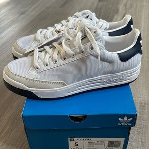 Adidas Men's Rod Laver White/Navy